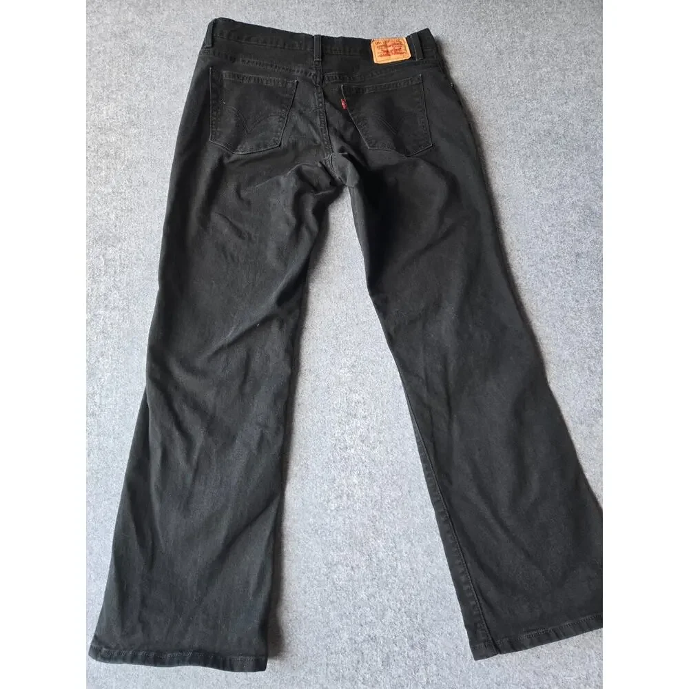 Levi's Women's Jeans 550 Relaxed Fit Tapered Leg Black Highrise Size 16R / 34x32